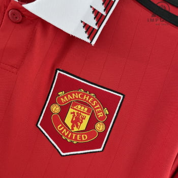 Camisa Manchester United l 22/23 Versão Torcedor + Personalização Grátis 