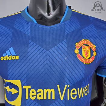 Camisa Manchester United III 21/22 Versão Jogador + Personalização Grátis