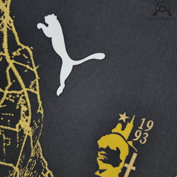 Camisa Olympique de Marseille 22/23 Versão Torcedor Ed. Especial Preta + Personalização Grátis