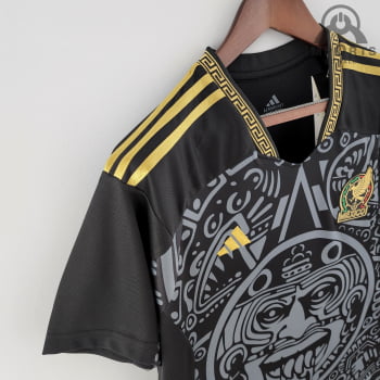Camisa da Seleção Mexicana 2022 Versão Torcedor Ed. Especial - Preta
