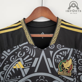 Camisa da Seleção Mexicana 2022 Versão Torcedor Ed. Especial - Preta
