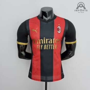 Camisa Milan 22/23 Concept Versão Jogador + Personalização Grátis Camisa Milan 22/23 Concept Versão Jogador + Personalização Grátis
