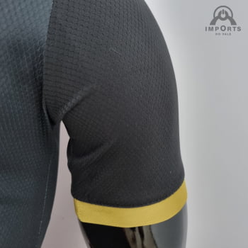 Camisa Milan 22/23 Versão Jogador Ed. Especial Black + Personalização Grátis