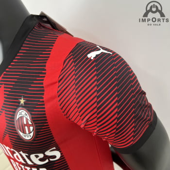 Camisa Milan I 23/24 Versão Jogador + Personalização Grátis