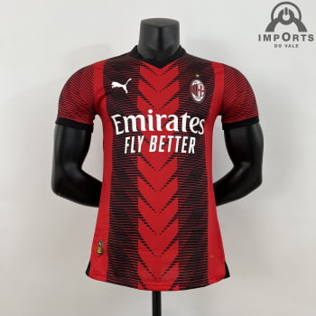 Camisa Milan I 23/24 Versão Jogador + Personalização Grátis