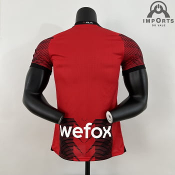 Camisa Milan I 23/24 Versão Jogador + Personalização Grátis