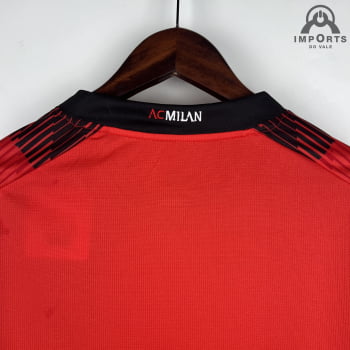 Camisa Milan I 23/24 Versão Torcedor + Personalização Grátis