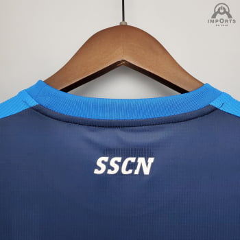 Camisa Napoli 21/22 Ed. Comemorativa Versão Torcedor + Personalização Grátis