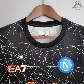 Camisa Napoli 21/22 Ed. Especial Halloween Versão Torcedor + Personalização Grátis