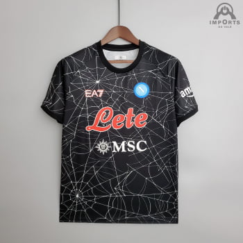 Camisa Napoli 21/22 Ed. Especial Halloween Versão Torcedor + Personalização Grátis