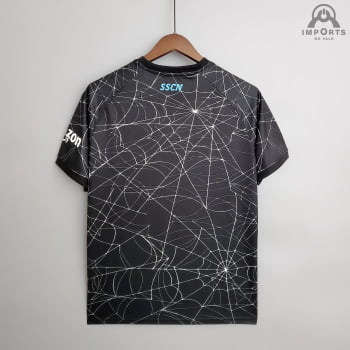 Camisa Napoli 21/22 Ed. Especial Halloween Versão Torcedor + Personalização Grátis