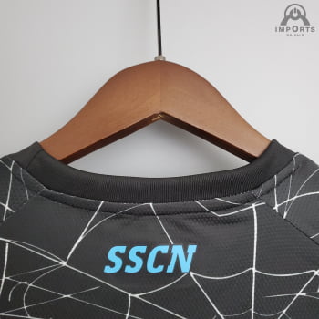 Camisa Napoli 21/22 Ed. Especial Halloween Versão Torcedor + Personalização Grátis