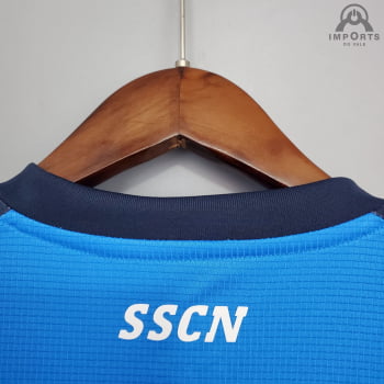 Camisa Napoli I 21/22 Versão Torcedor + Personalização Grátis