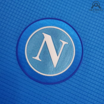 Camisa Napoli I 21/22 Versão Torcedor + Personalização Grátis