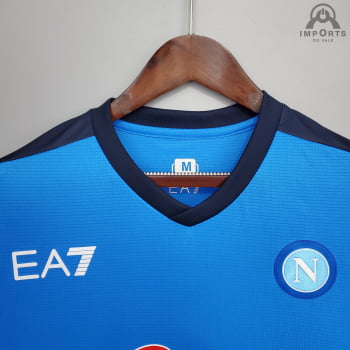 Camisa Napoli I 21/22 Versão Torcedor + Personalização Grátis