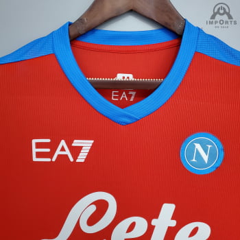 Camisa Napoli II 21/22 Versão Torcedor + Personalização Grátis
