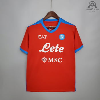 Camisa Napoli II 21/22 Versão Torcedor + Personalização Grátis