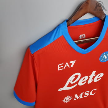 Camisa Napoli II 21/22 Versão Torcedor + Personalização Grátis