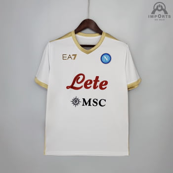 Camisa Napoli III 21/22 Versão Torcedor + Personalização Grátis