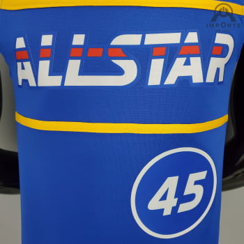 Camisa NBA American All-Star Blue Jersey + Personalização Grátis