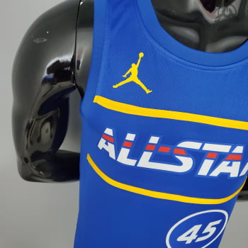 Camisa NBA American All-Star Blue Jersey + Personalização Grátis