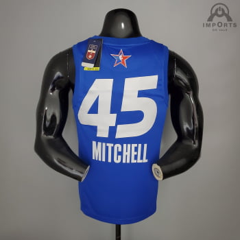 Camisa NBA American All-Star Blue Jersey + Personalização Grátis