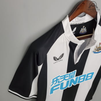 Camisa Newcastle I 21/22 Versão Torcedor + Personalização Grátis