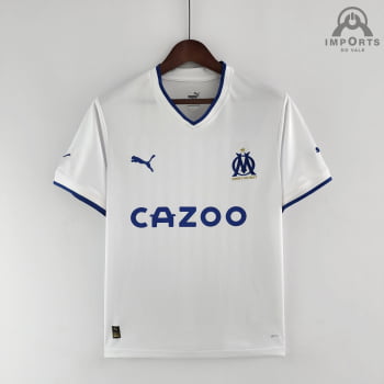 Camisa Olympique de Marseille I 22/23 Versão Torcedor + Personalização Grátis