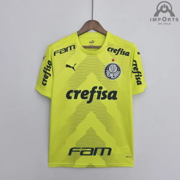 Camisa Palmeiras 22/23 Goleiro + Patrocínios + Personalização Grátis - Verde