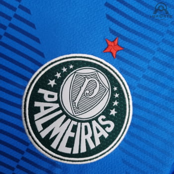 Camisa Palmeiras 22/23 Goleiro Personalização Grátis - Azul