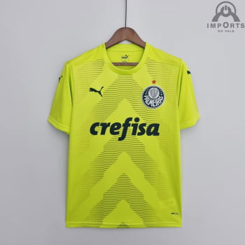 Camisa Palmeiras 22/23 Goleiro Personalização Grátis - Verde 