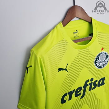 Camisa Palmeiras 22/23 Goleiro Personalização Grátis - Verde 
