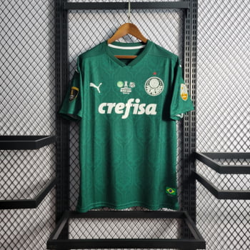 Camisa Palmeiras I 20/21 Versão Torcedor + Patrocínios + Patchs + Personalização Grátis