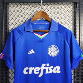 Camisa Palmeiras I 23/24 Versão Torcedor Ed. Especial Azul + Personalização Grátis
