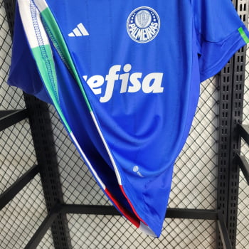 Camisa Palmeiras I 23/24 Versão Torcedor Ed. Especial Azul + Personalização Grátis