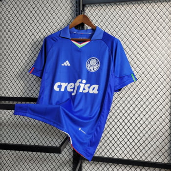 Camisa Palmeiras I 23/24 Versão Torcedor Ed. Especial Azul + Personalização Grátis