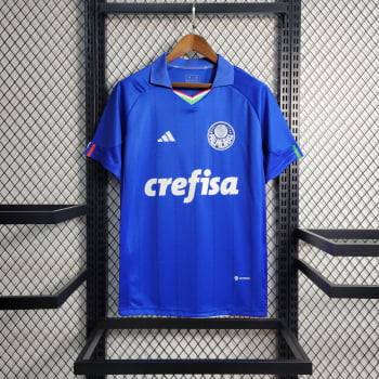 Camisa Palmeiras I 23/24 Versão Torcedor Ed. Especial Azul + Personalização Grátis 