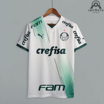 Camisa Palmeiras II 23/24 Versão Torcedor + Patrocínios + Patchs + Personalização Grátis 