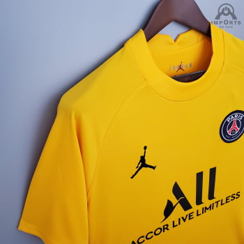 Camisa Paris Saint-Germain (PSG) 21/22 Goleiro - Amarela