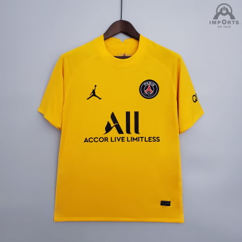 Camisa Paris Saint-Germain (PSG) 21/22 Goleiro - Amarela
