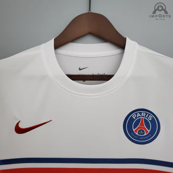 Camisa Paris Saint-Germain (PSG) 21/22 Treino - Branco/azul