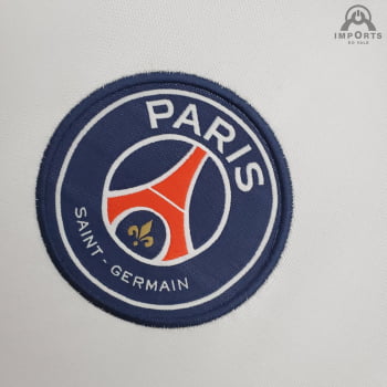 Camisa Paris Saint-Germain (PSG) 21/22 Treino - Branco/listrada