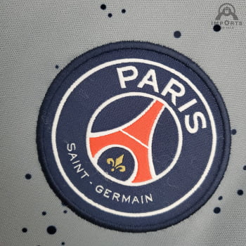 Camisa Paris Saint-Germain (PSG) 21/22 Treino - Cinza
