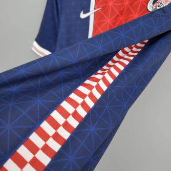 Camisa Paris Saint-Germain (PSG) 21/22 Treino - Ed. Especial Azul