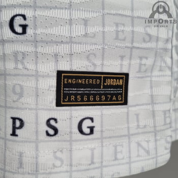 Camisa Paris Saint-Germain 22/23 Versão Jogador Ed. Concept Branca e Azul  + Personalização Grátis 