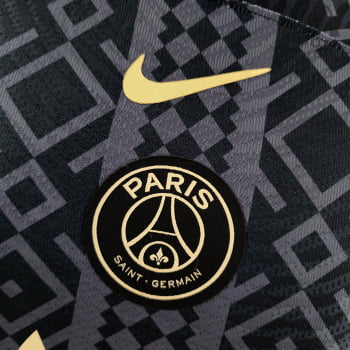 Camisa Paris Saint-Germain 22/23 Versão Jogador Ed. Especial Preta/dourada