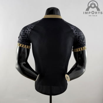 Camisa Paris Saint-Germain 22/23 Versão Jogador Ed. Especial Preta/dourada