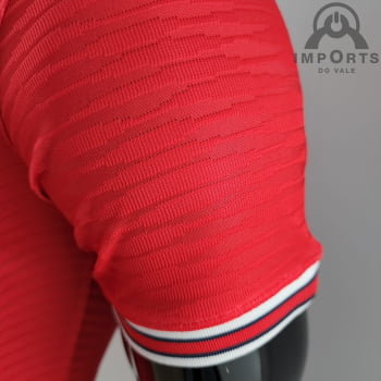 Camisa Paris Saint-Germain 22/23 Ed. Concept Versão Jogador Vermelha + Personalização Grátis