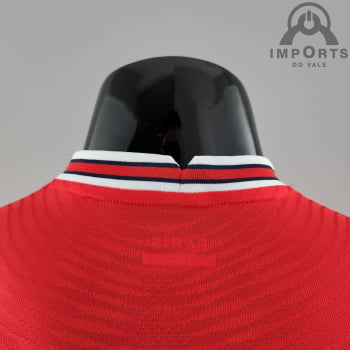 Camisa Paris Saint-Germain 22/23 Ed. Concept Versão Jogador Vermelha + Personalização Grátis