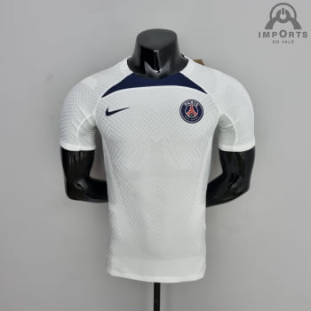 Camisa Paris Saint-Germain 22/23 Versão Jogador Treino - Branco 